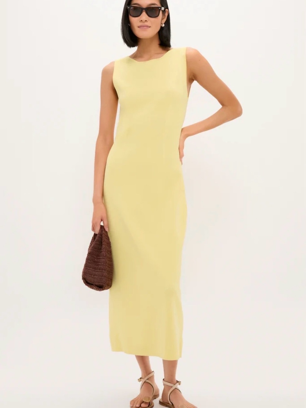 Tuckernuck Lemongrass Kingston Knit Midi Dress $198 NWT Small S